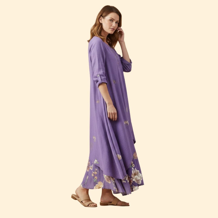 Women's Floral Boho Maxi Dress