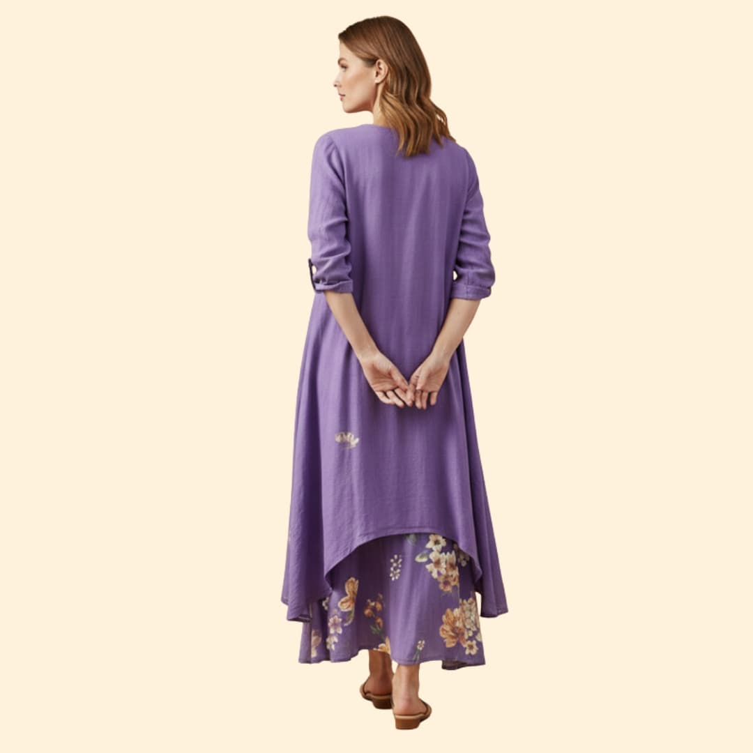 Women's Floral Boho Maxi Dress