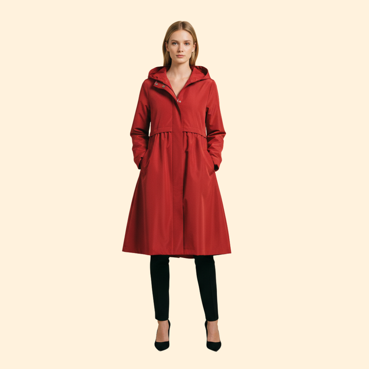 Gathered Hood Jacket