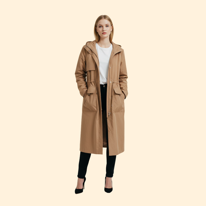 Gathered Hood Jacket