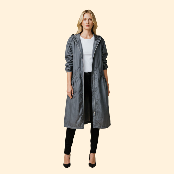Gathered Hood Jacket