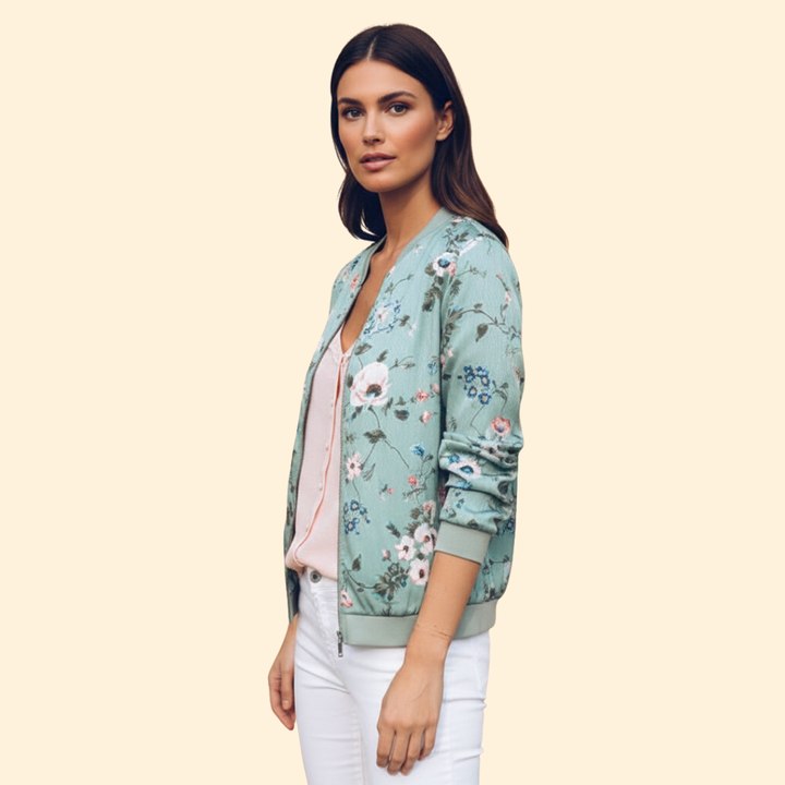 Women’s Floral Bomber Jacket