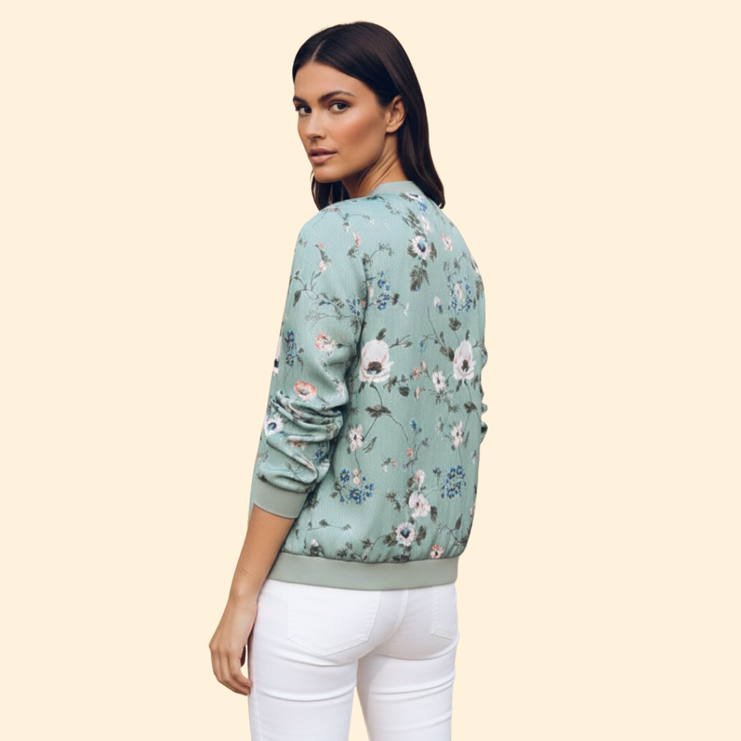 Women’s Floral Bomber Jacket