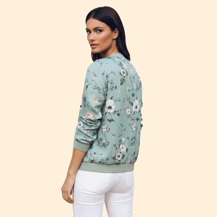 Women’s Floral Bomber Jacket
