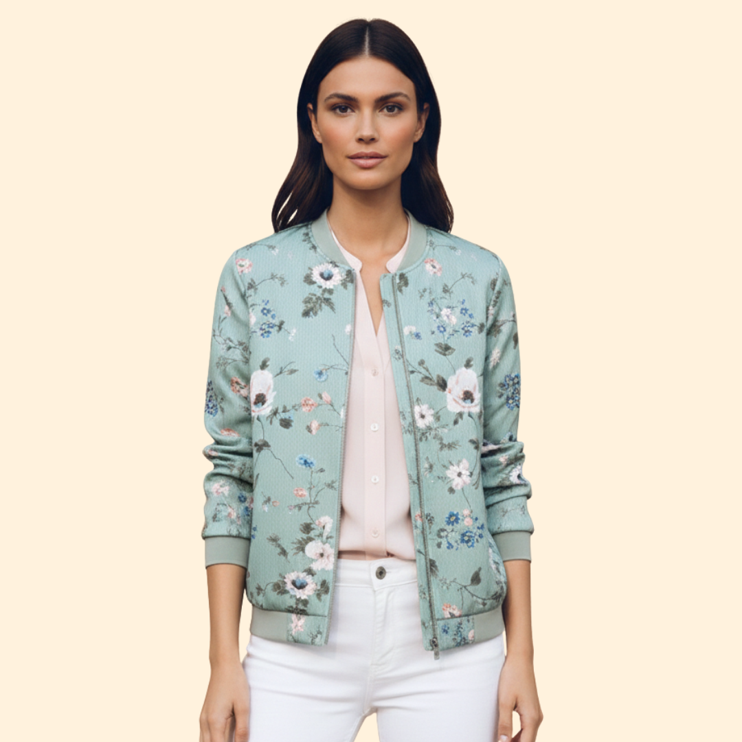 Women’s Floral Bomber Jacket