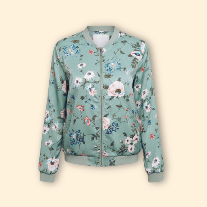 Women’s Floral Bomber Jacket