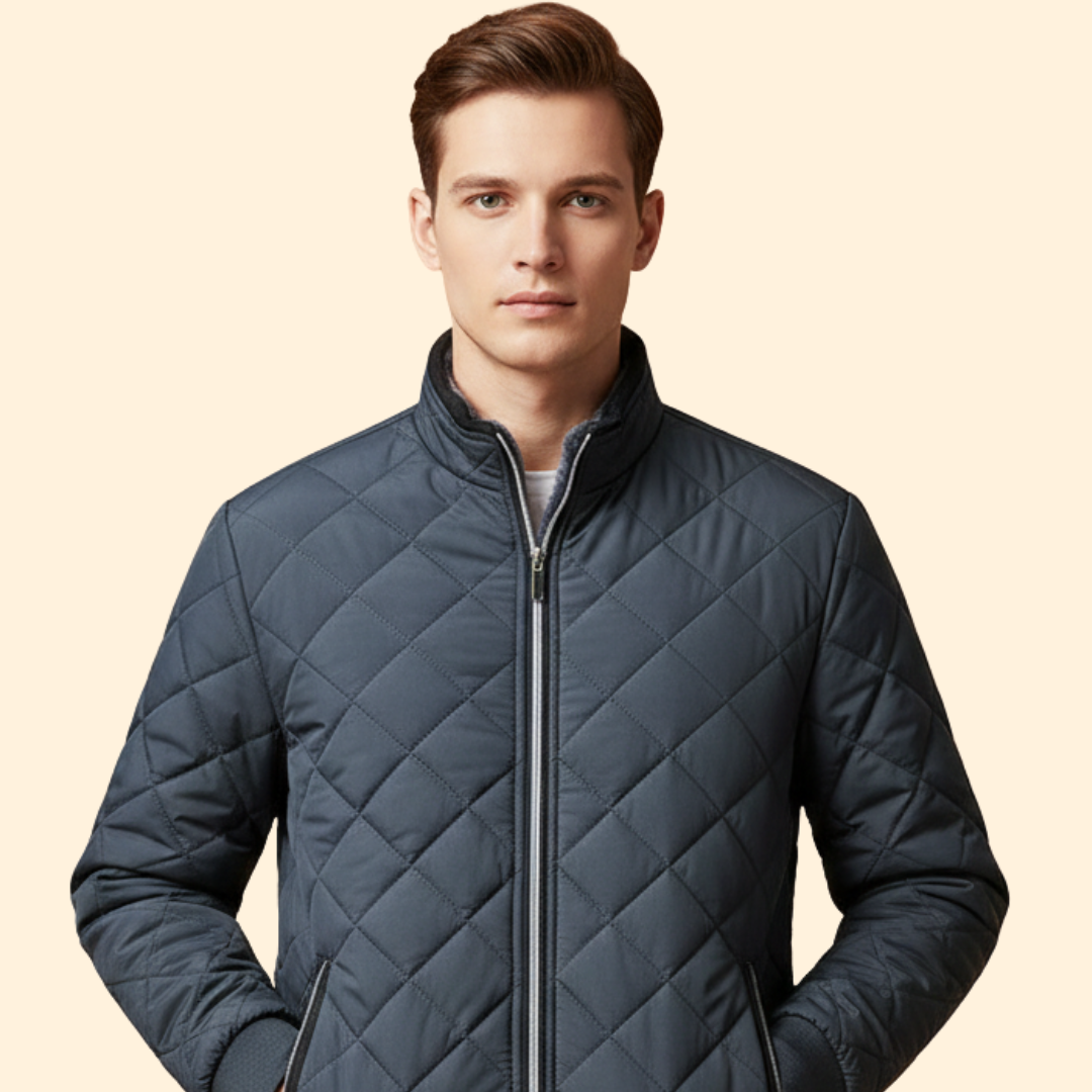 Men’s Quilted Bomber Jacket