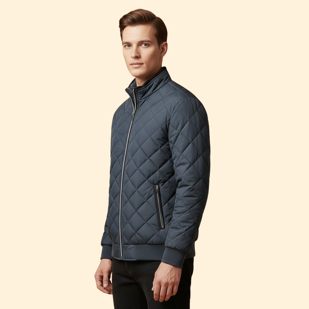 Men’s Quilted Bomber Jacket