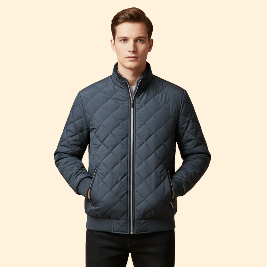 Men’s Quilted Bomber Jacket