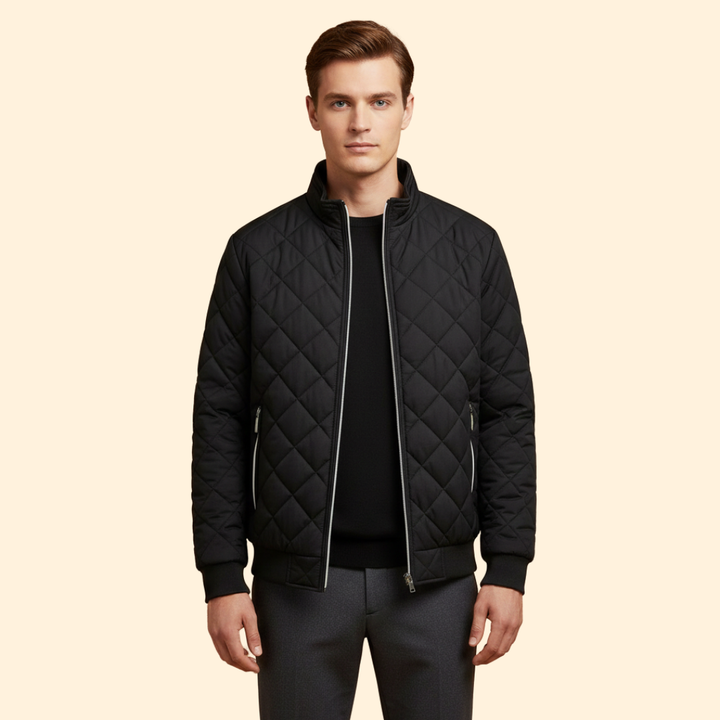 Men’s Quilted Bomber Jacket
