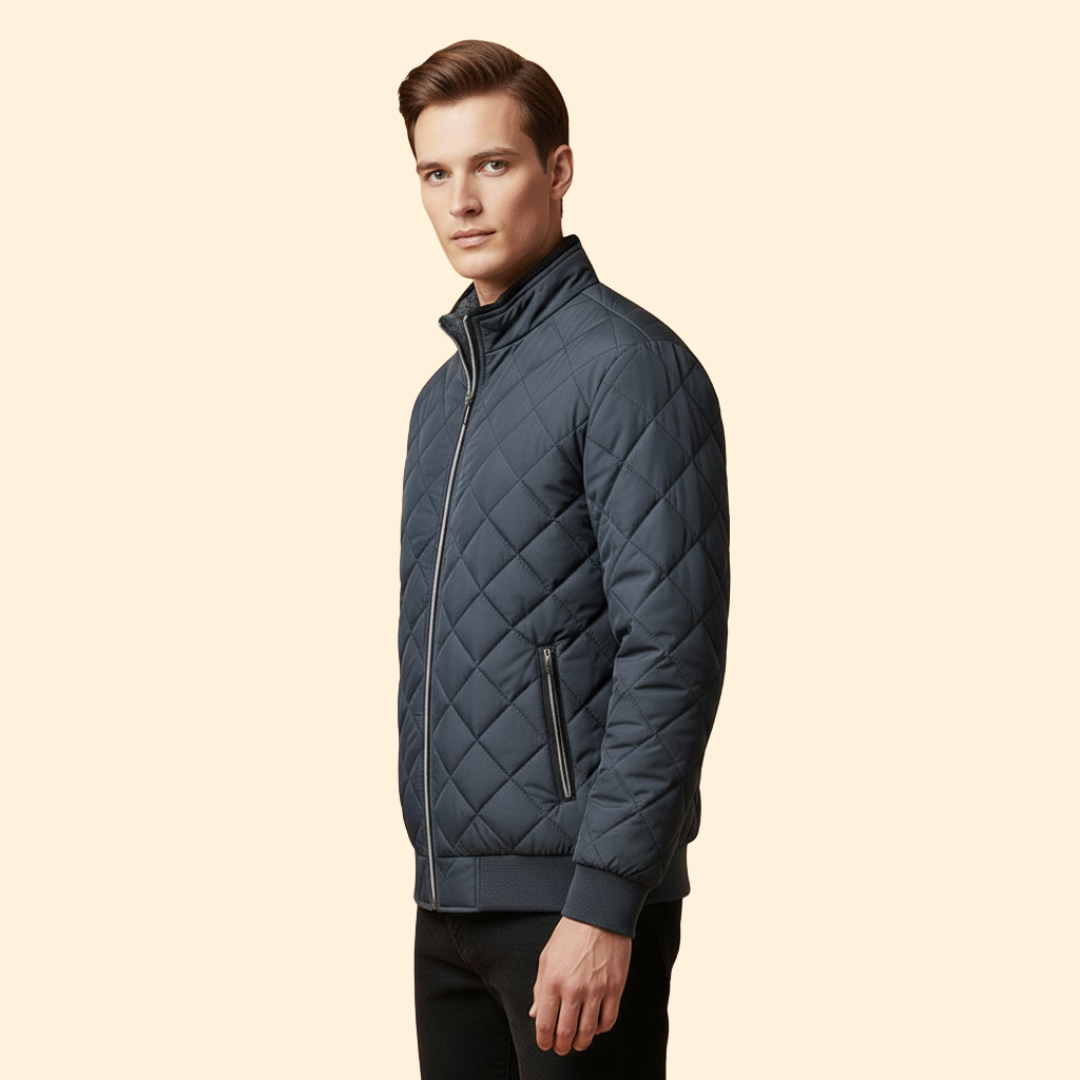 Men’s Quilted Bomber Jacket