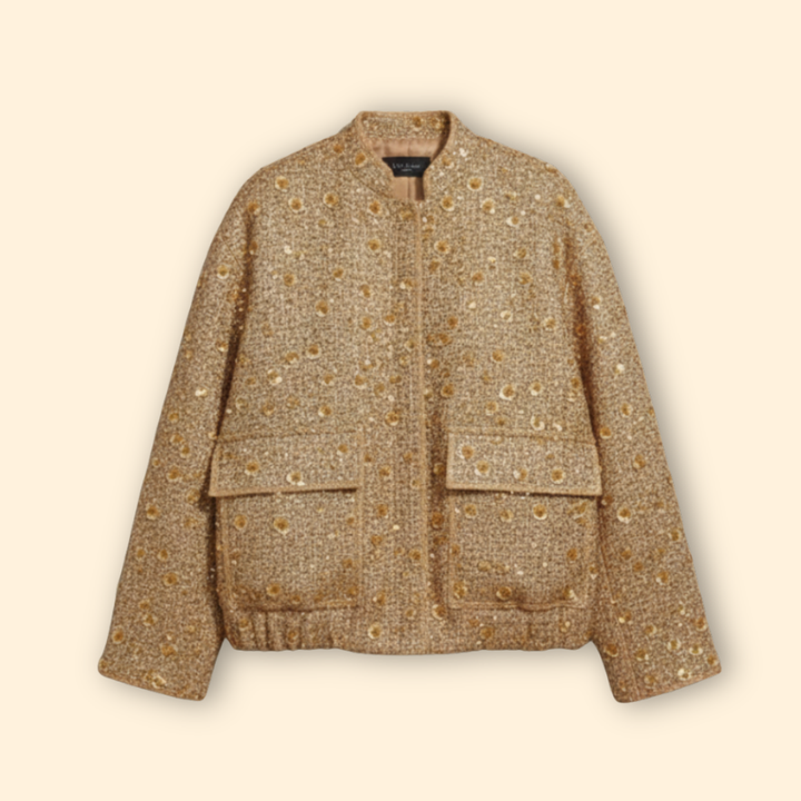 Women’s Textured Bomber Jacket