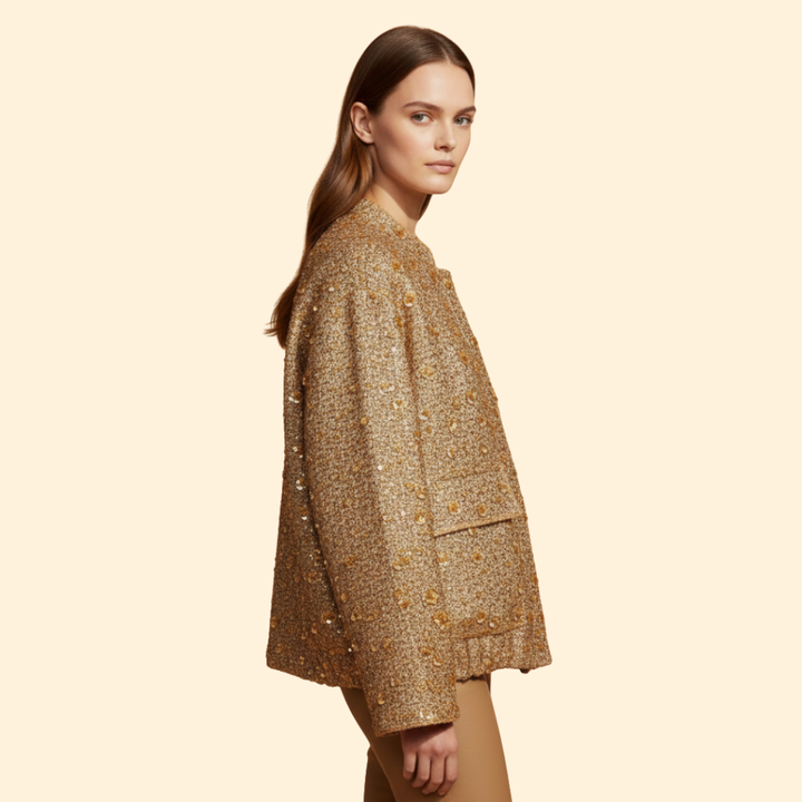 Women’s Textured Bomber Jacket