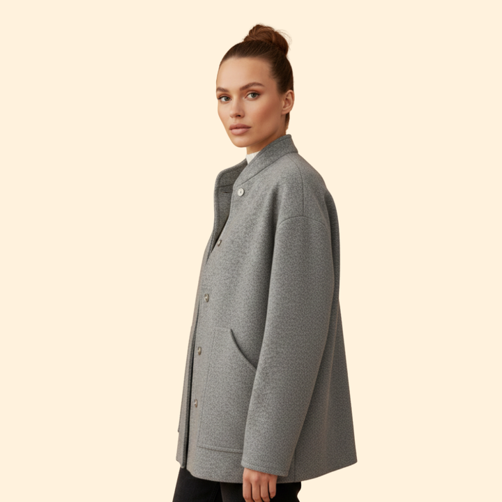Women’s Oversized Wool Bomber Jacket
