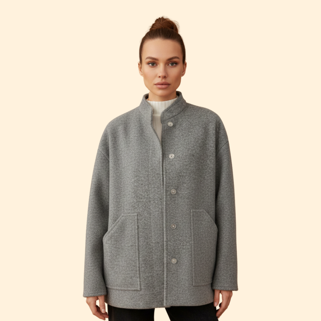 Women’s Oversized Wool Bomber Jacket