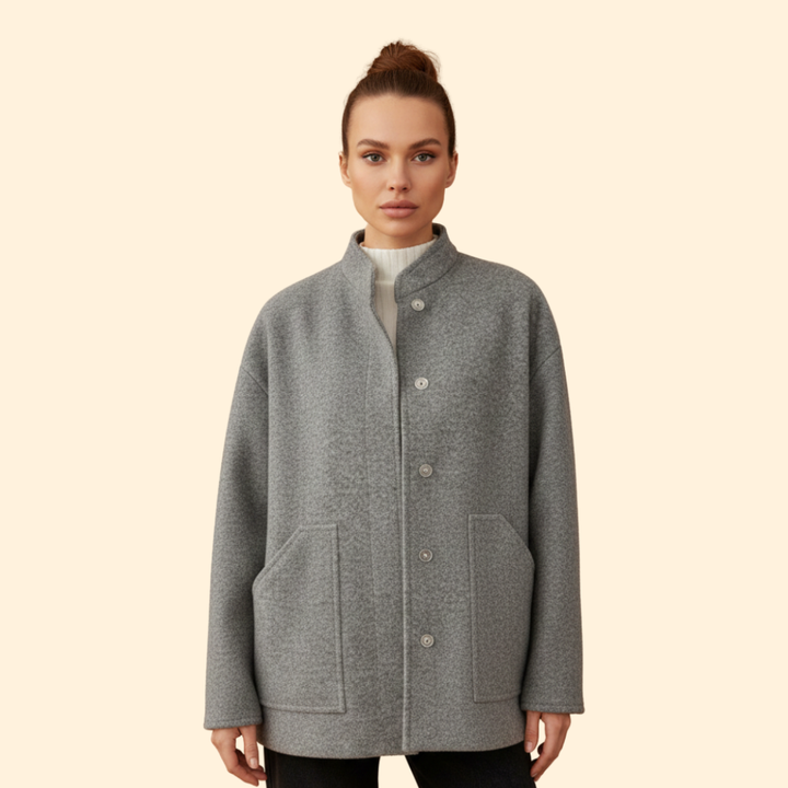 Women’s Oversized Wool Bomber Jacket