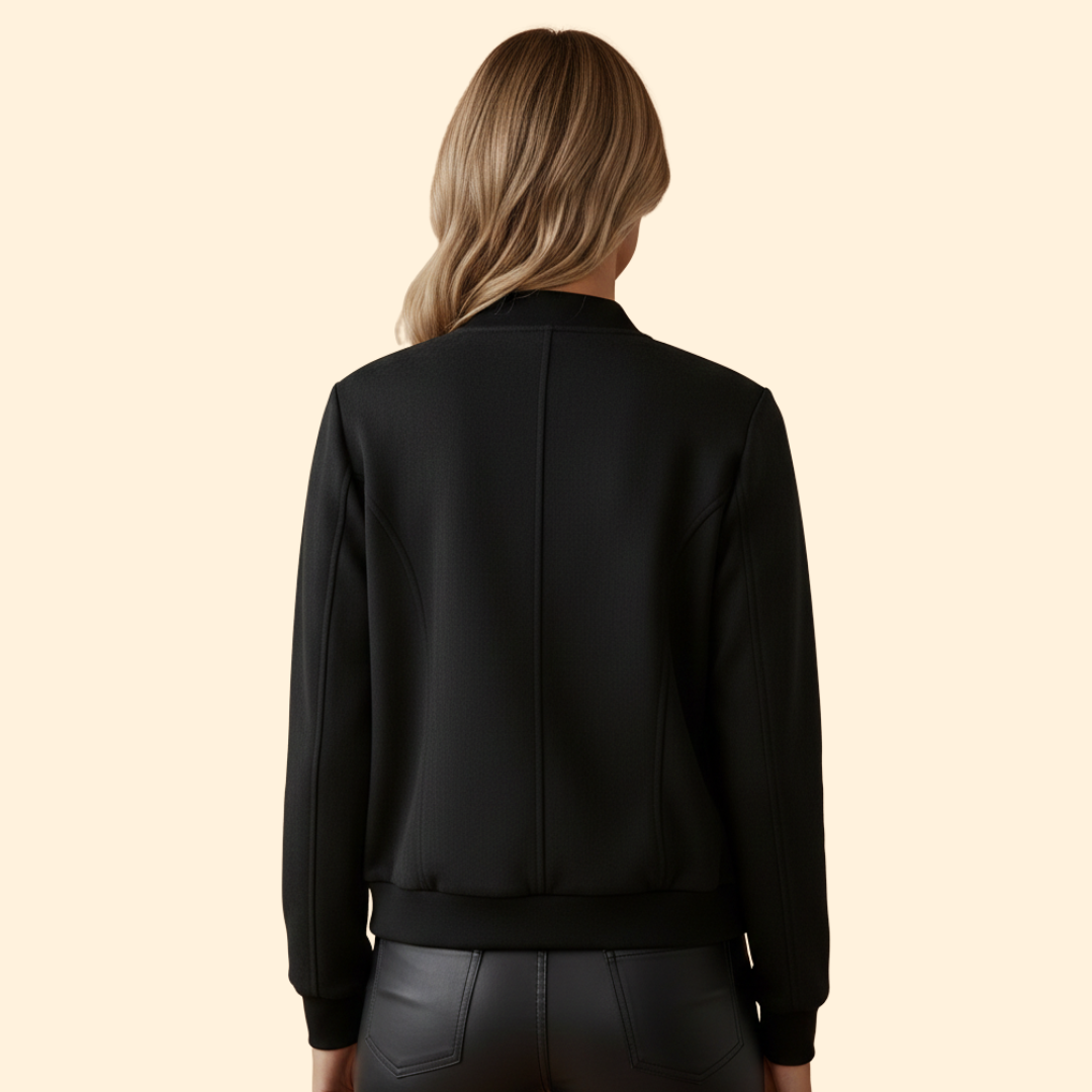 Women’s Casual Zip Up Bomber Jacket
