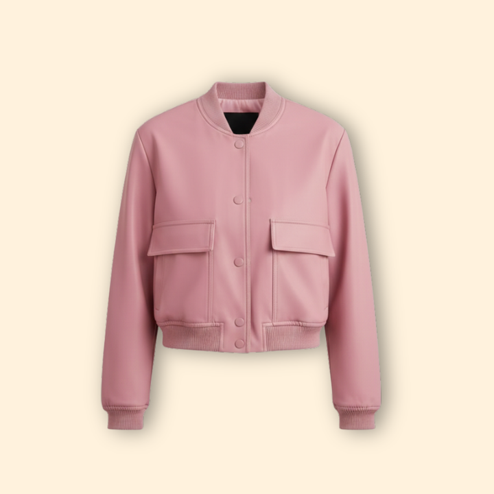 Women’s Zip Detail Bomber Jacket