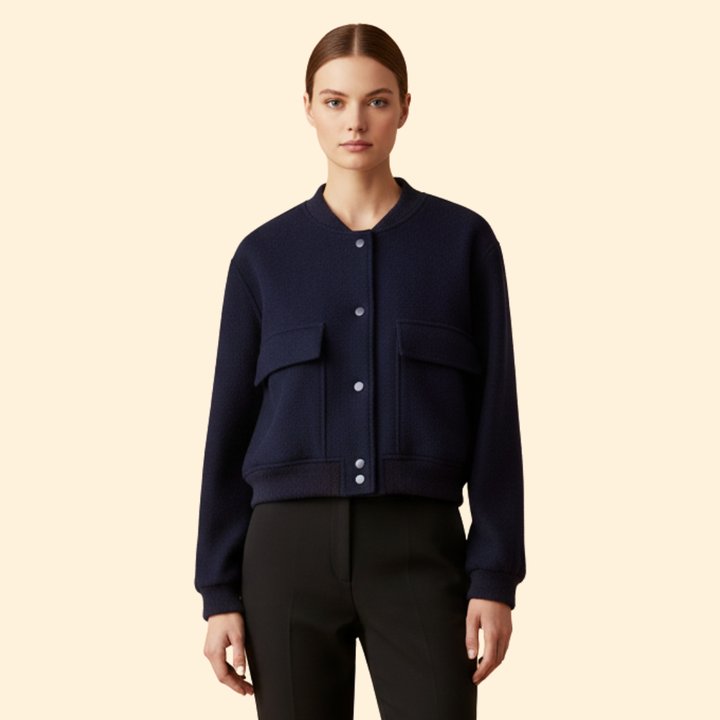Women’s Zip Detail Bomber Jacket