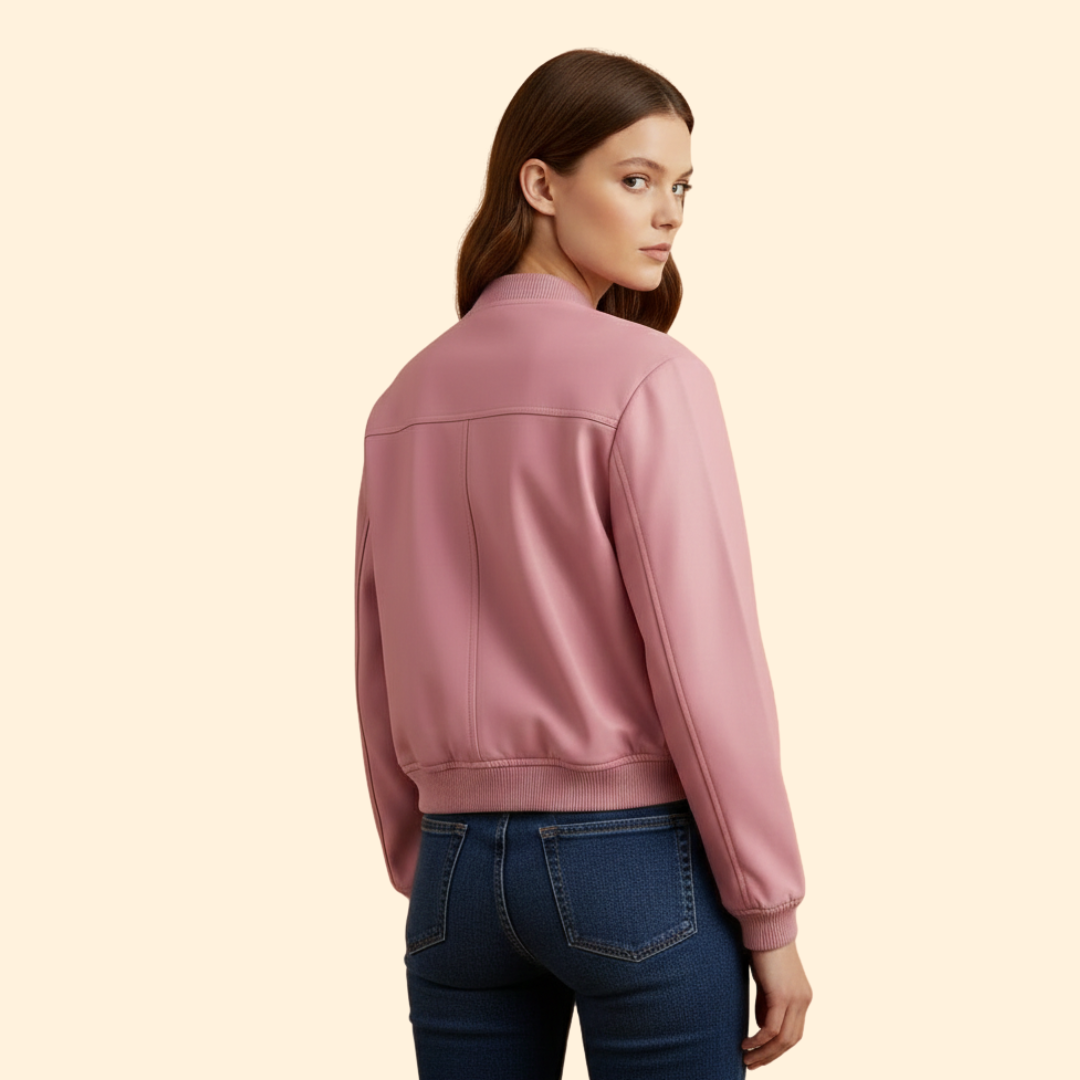 Women’s Zip Detail Bomber Jacket