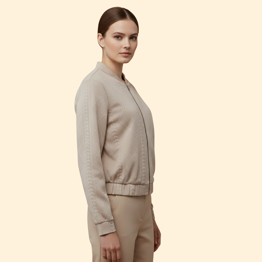 Women’s Plain Bomber Jacket