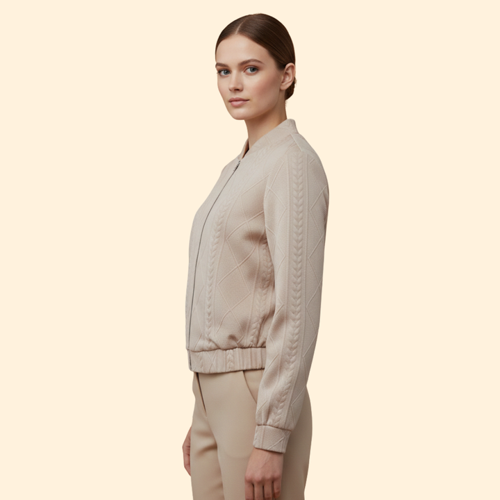 Women’s Plain Bomber Jacket