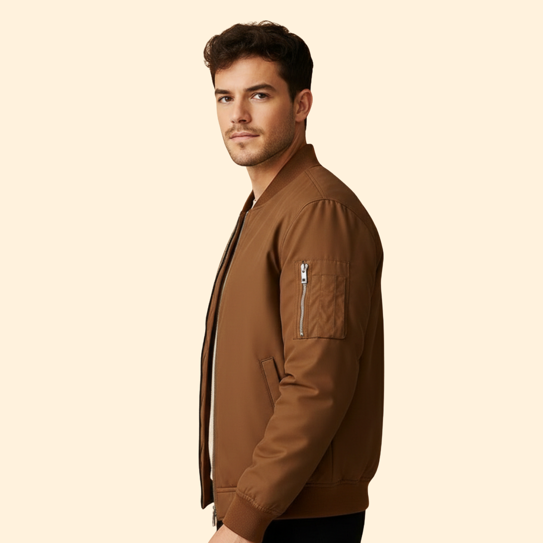 Men’s Modern Bomber Jacket