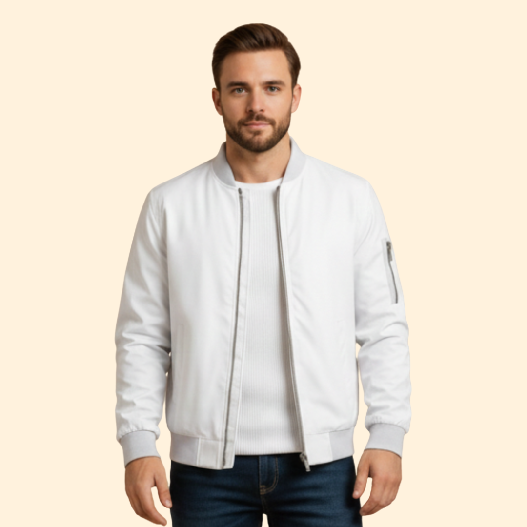 Men’s Modern Bomber Jacket