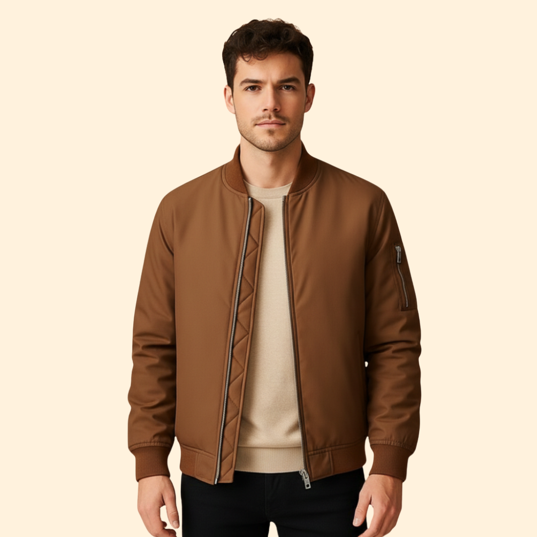 Men’s Modern Bomber Jacket