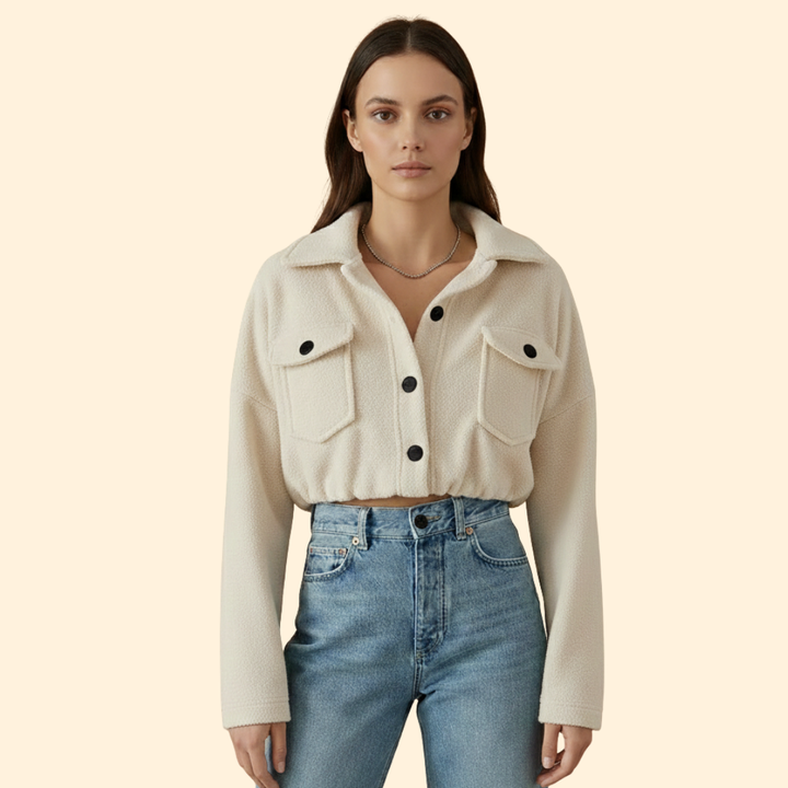 Women’s Cropped Bomber Jacket