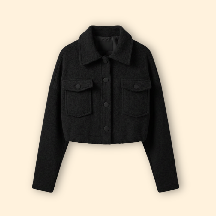 Women’s Cropped Bomber Jacket