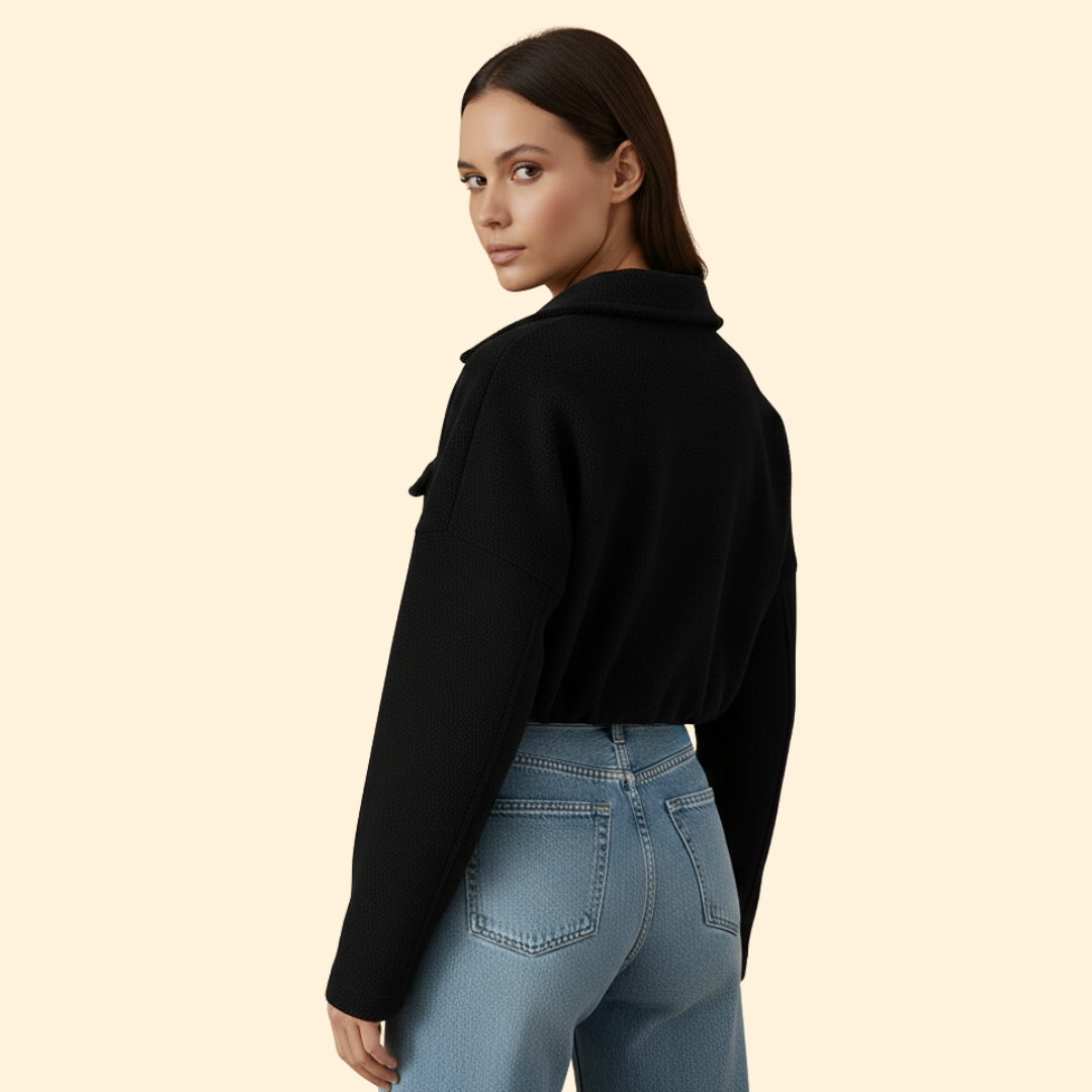 Women’s Cropped Bomber Jacket