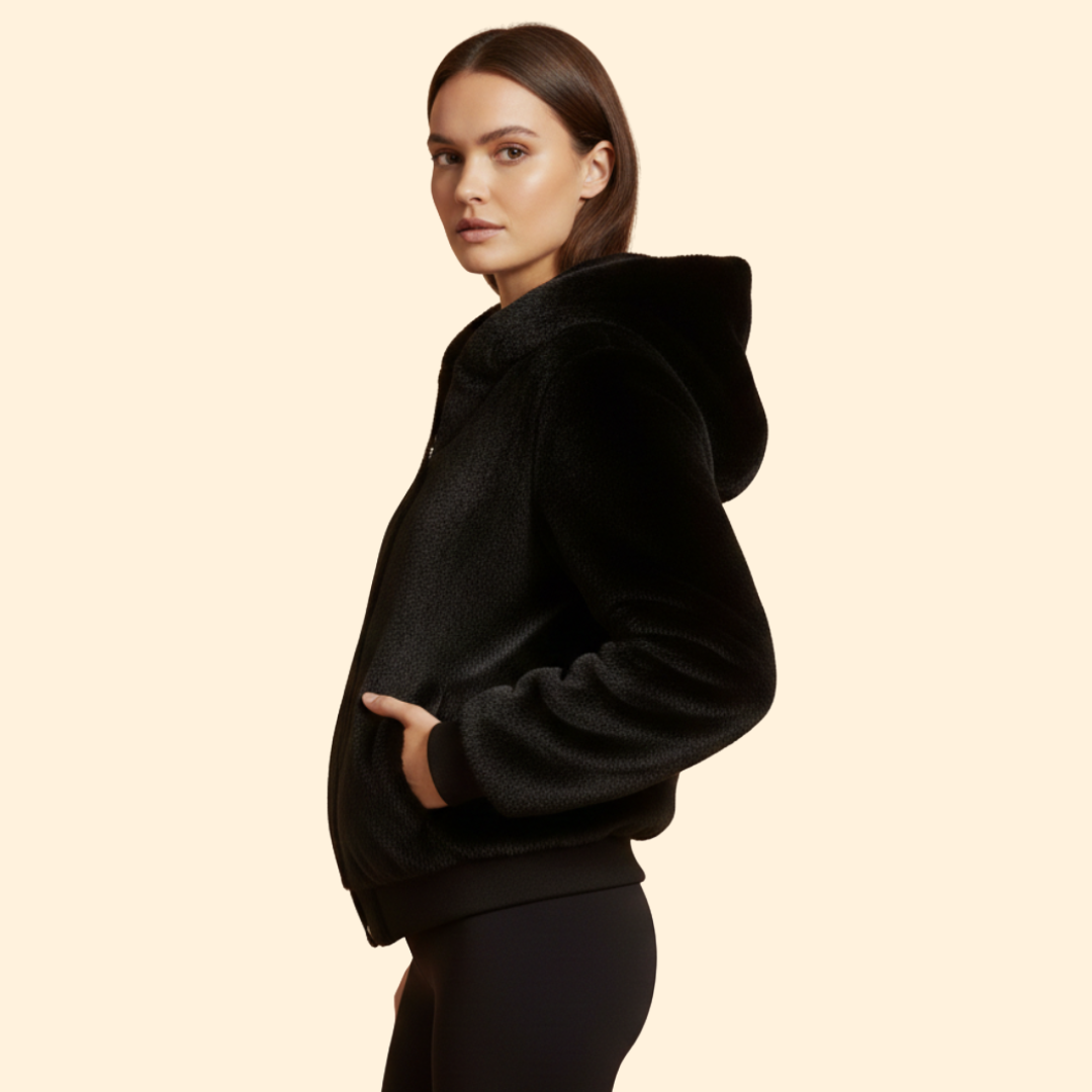 Women’s Faux Fur Bomber Jacket