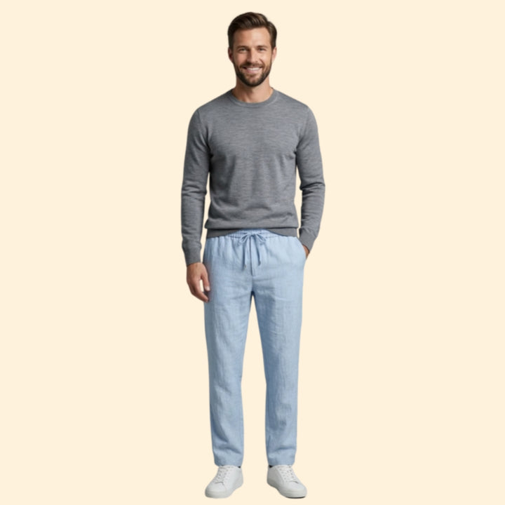 Men's Beach Pants with Elastic Waist
