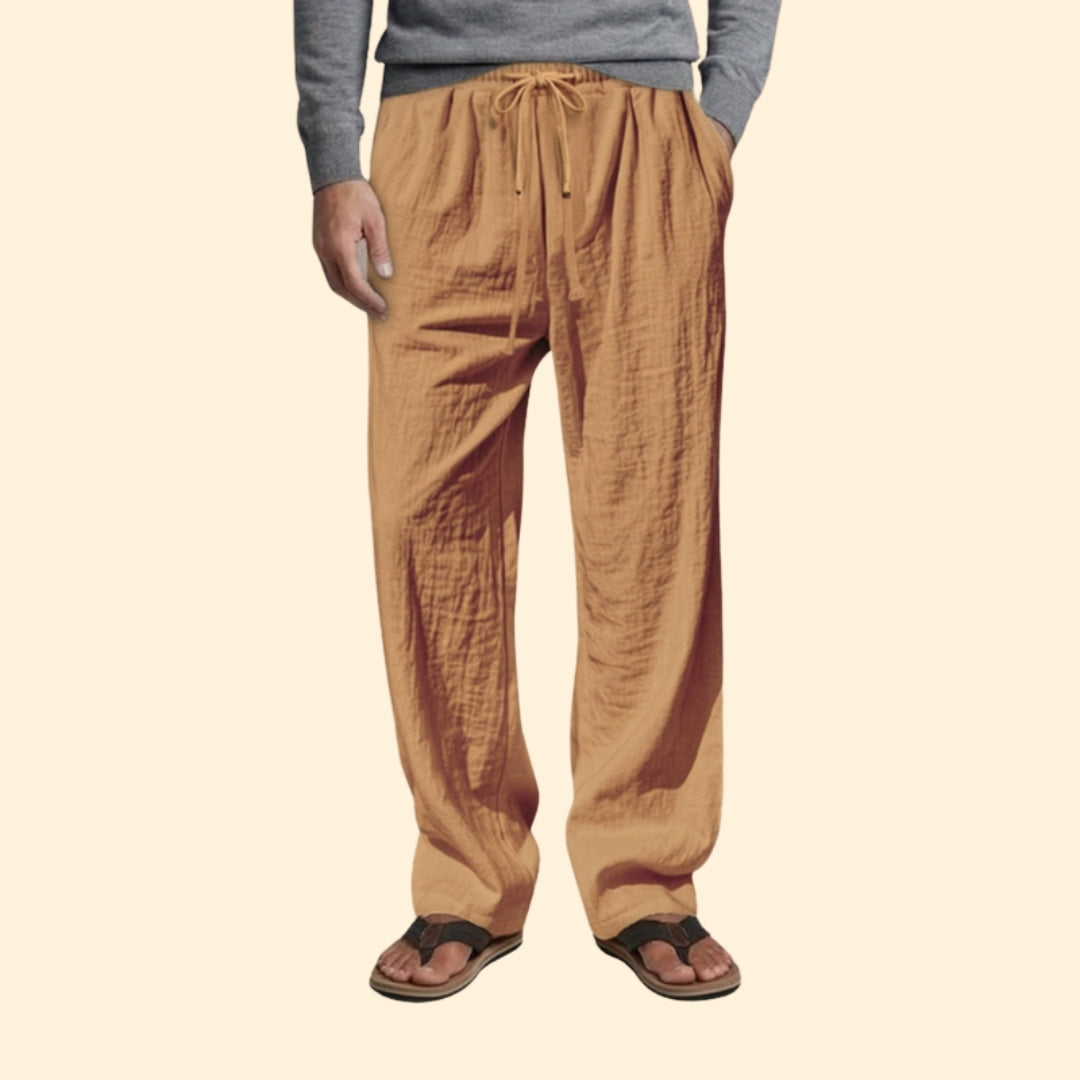 Men's Beach Pants with Elastic Waist
