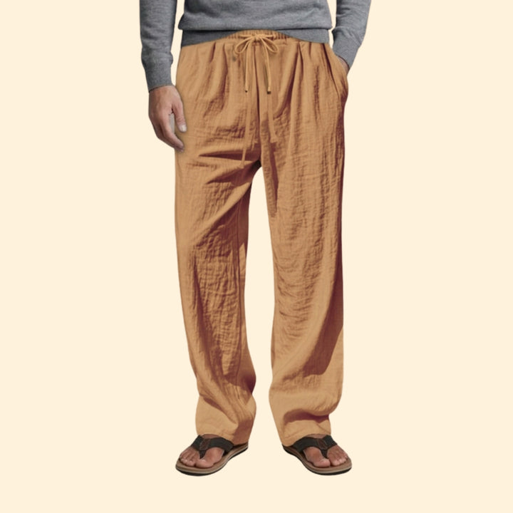 Men's Beach Pants with Elastic Waist