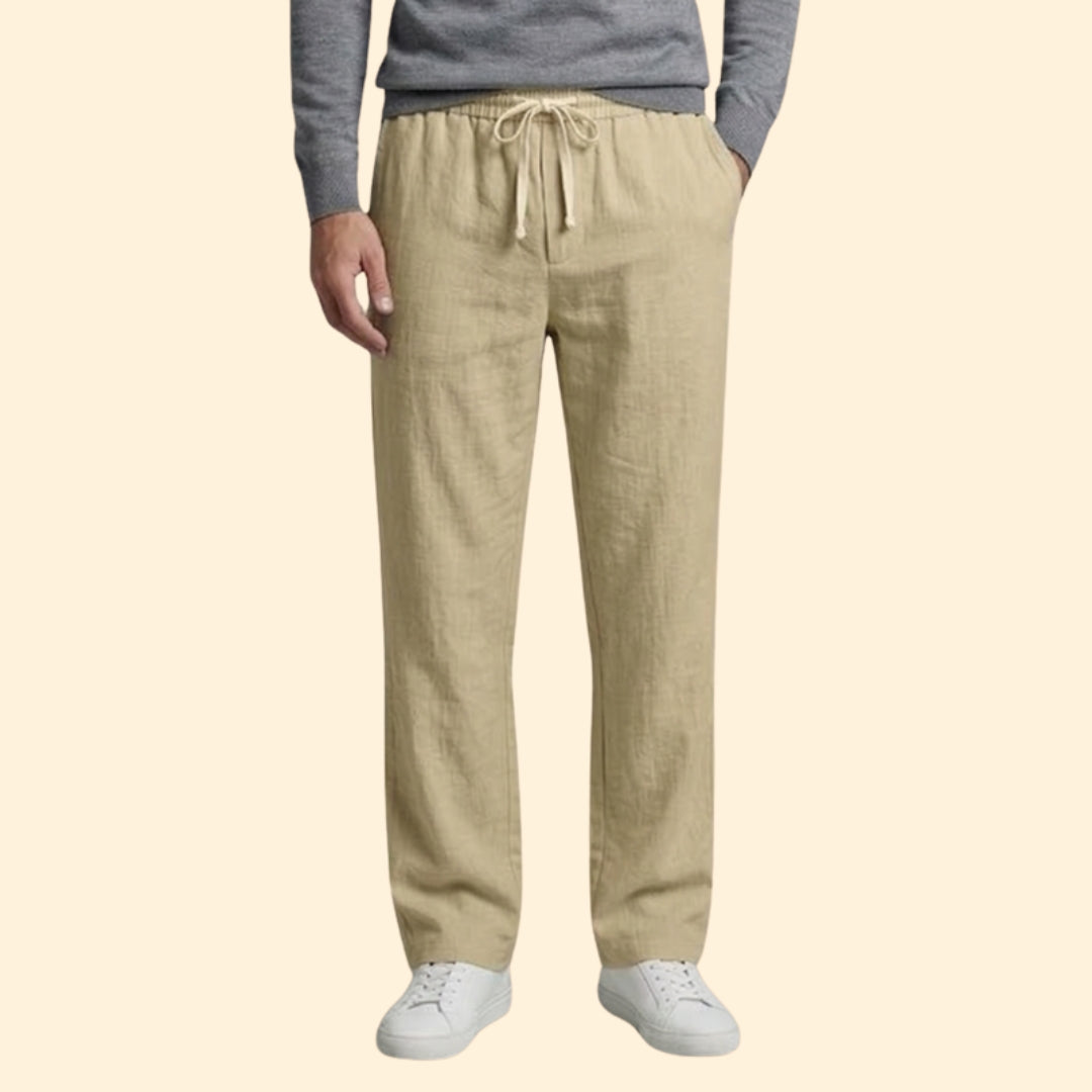 Men's Beach Pants with Elastic Waist