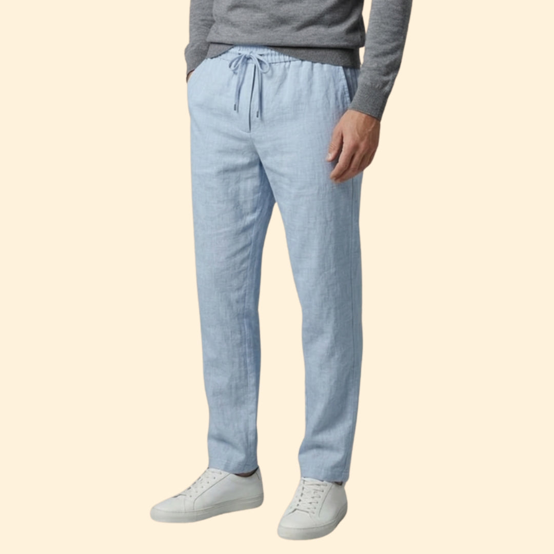 Men's Beach Pants with Elastic Waist