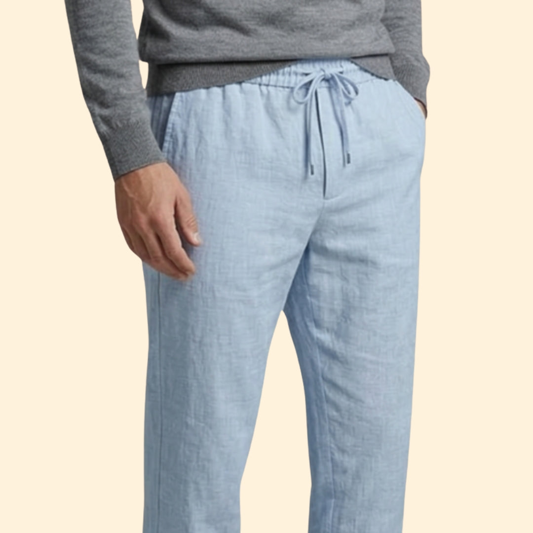Men's Beach Pants with Elastic Waist