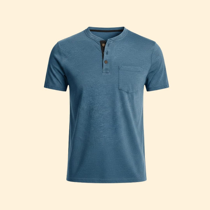 Men’s Button Henley Tee