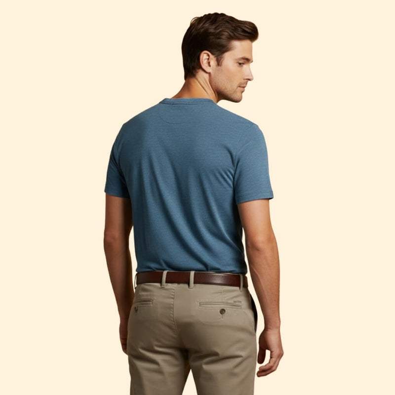 Men’s Button Henley Tee