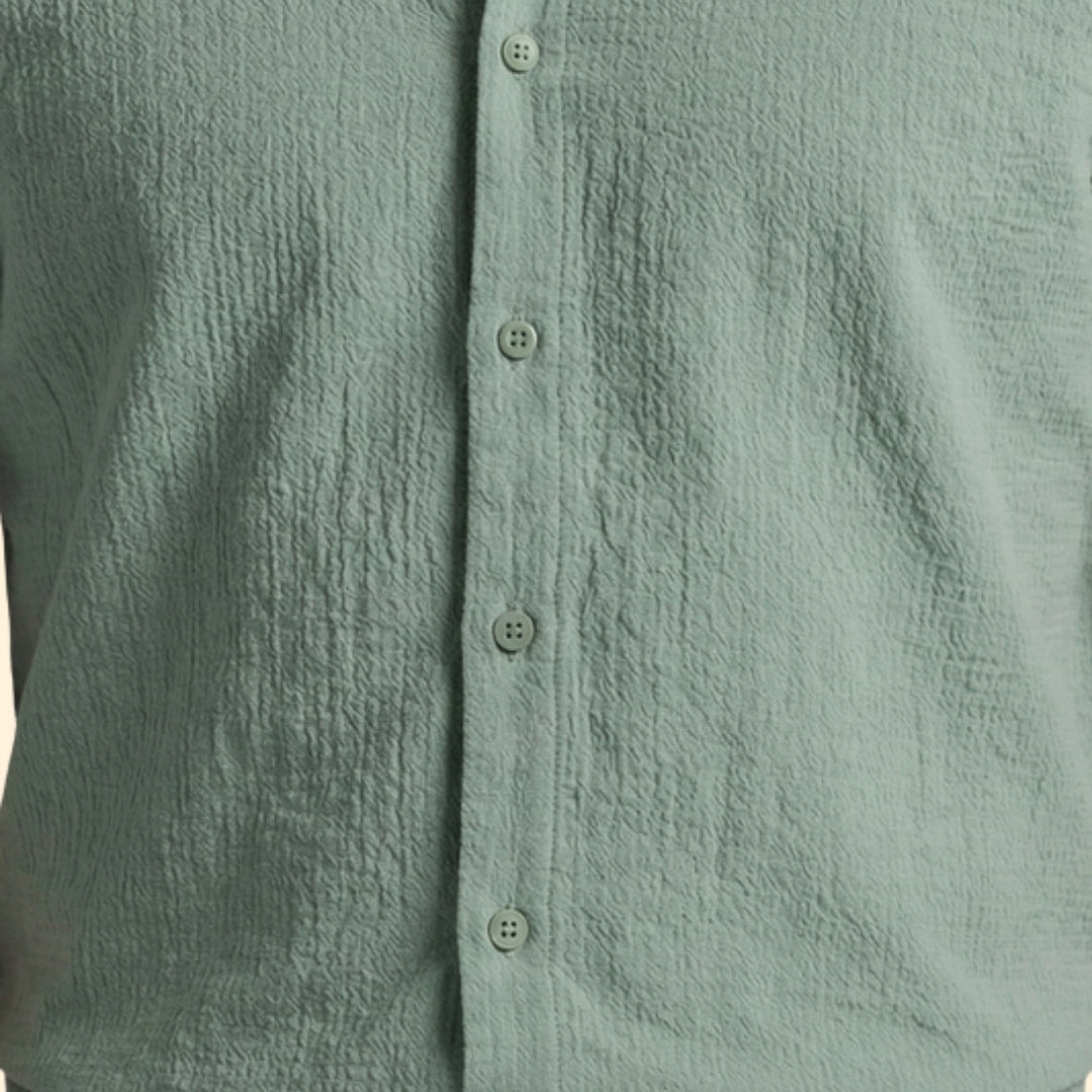 Men’s Casual Button-Down Set