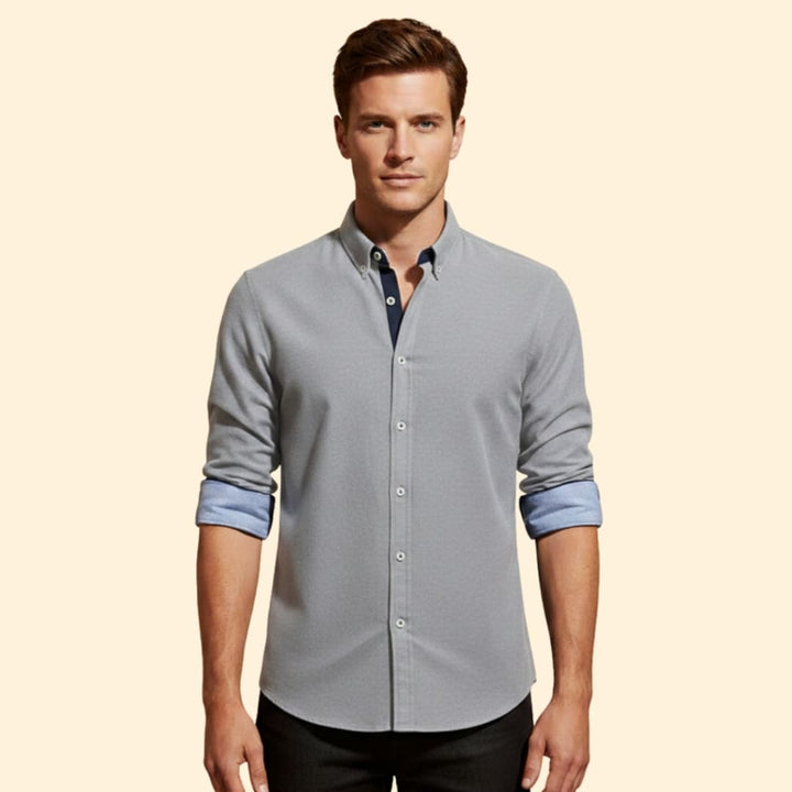 Men's Casual Button-Down Shirt