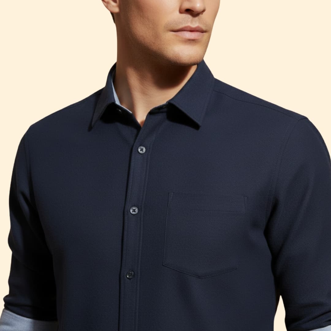 Men's Casual Button-Down Shirt