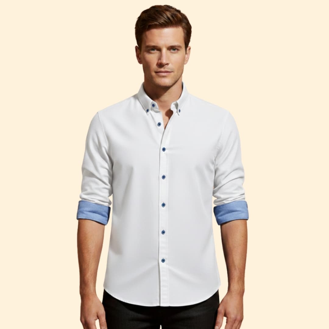 Men's Casual Button-Down Shirt