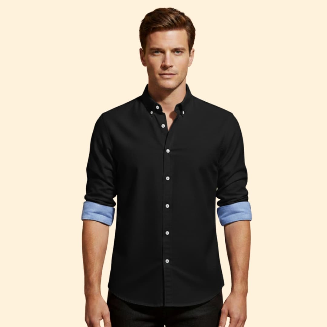 Men's Casual Button-Down Shirt
