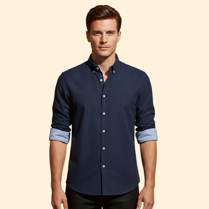 Men's Casual Button-Down Shirt