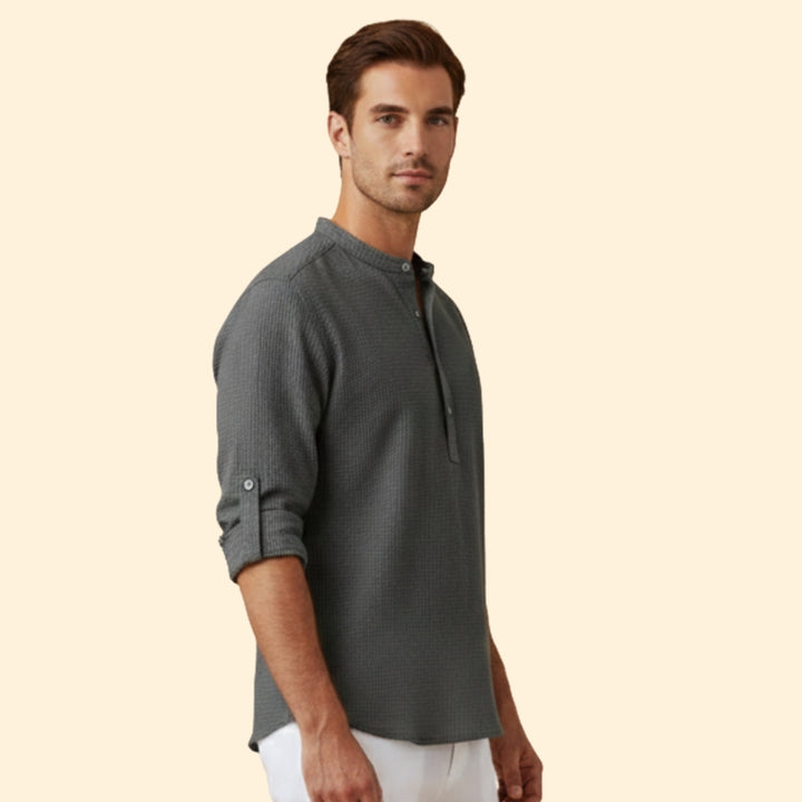 Men's Casual Button-Up Shirt