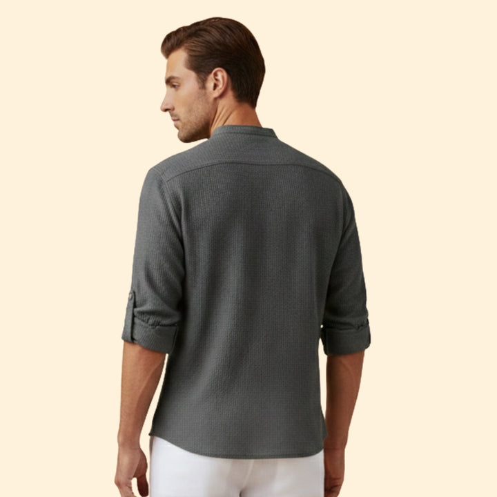 Men's Casual Button-Up Shirt