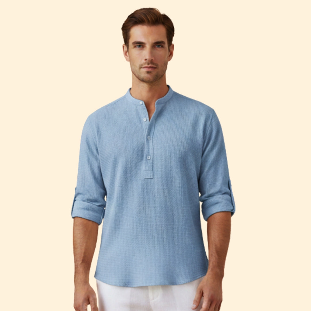 Men's Casual Button-Up Shirt